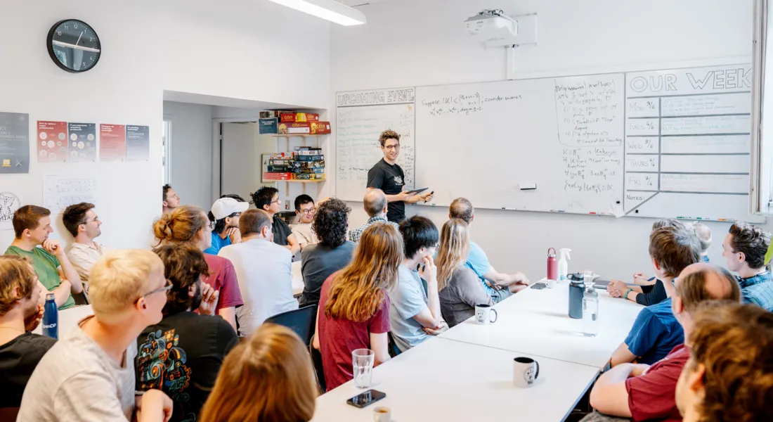 Picture of an informal lecture
